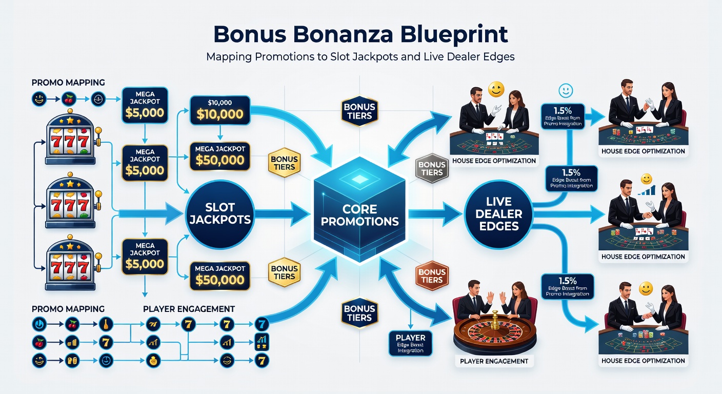 Live dealer blackjack table with promotional overlays showing edge reductions and jackpot-linked side bets