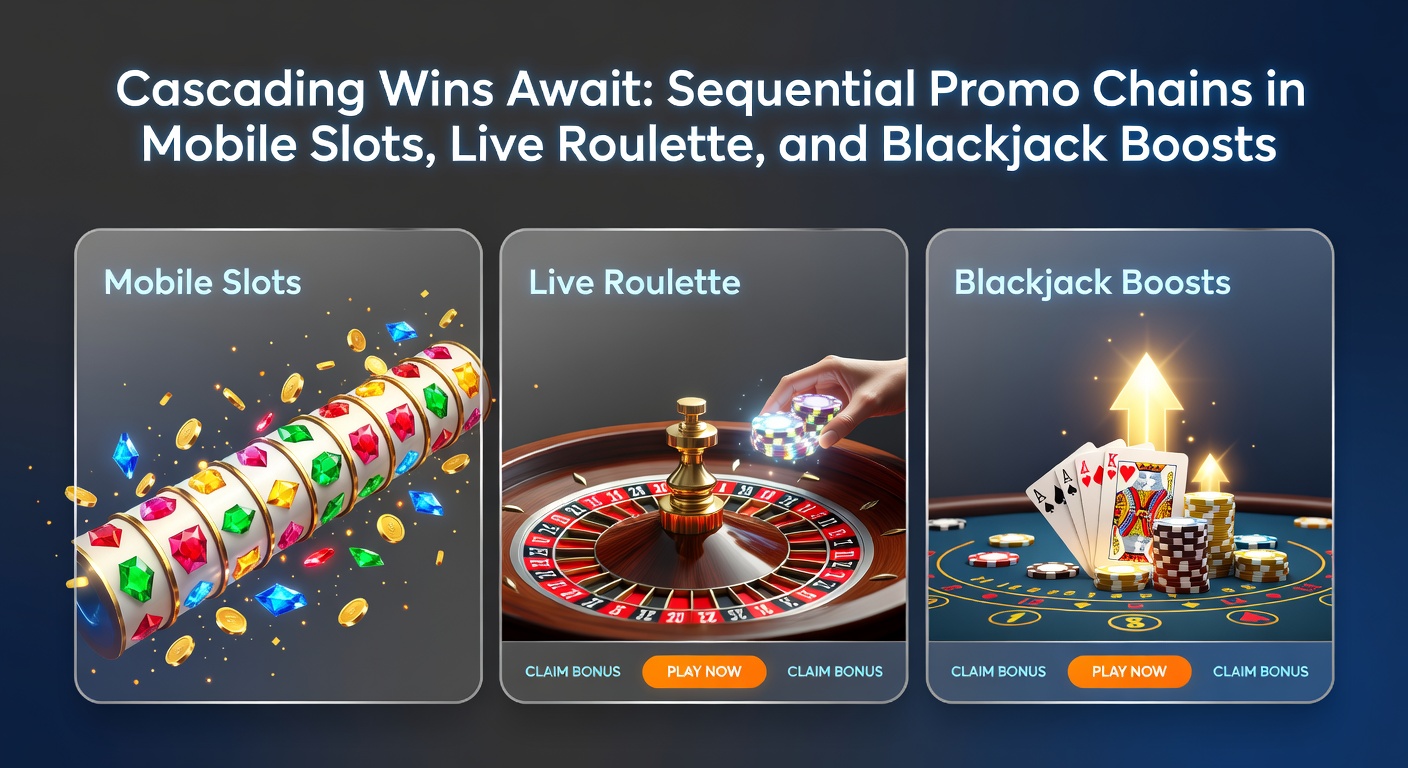 Live roulette wheel spinning with overlaid promo chain graphics, showing sequential bet boosts and win multipliers stacking in real-time on a mobile interface