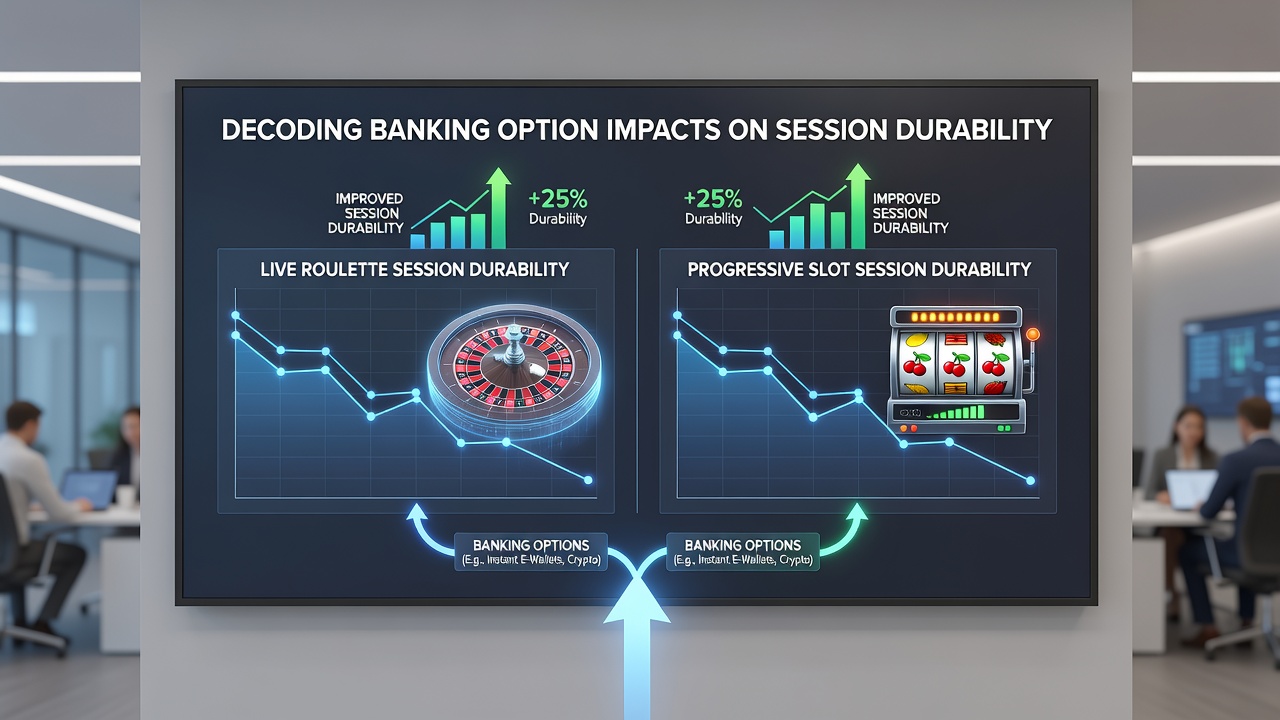 Comparison chart overlay on mobile screen displaying progressive slot jackpot growth alongside banking transaction timelines