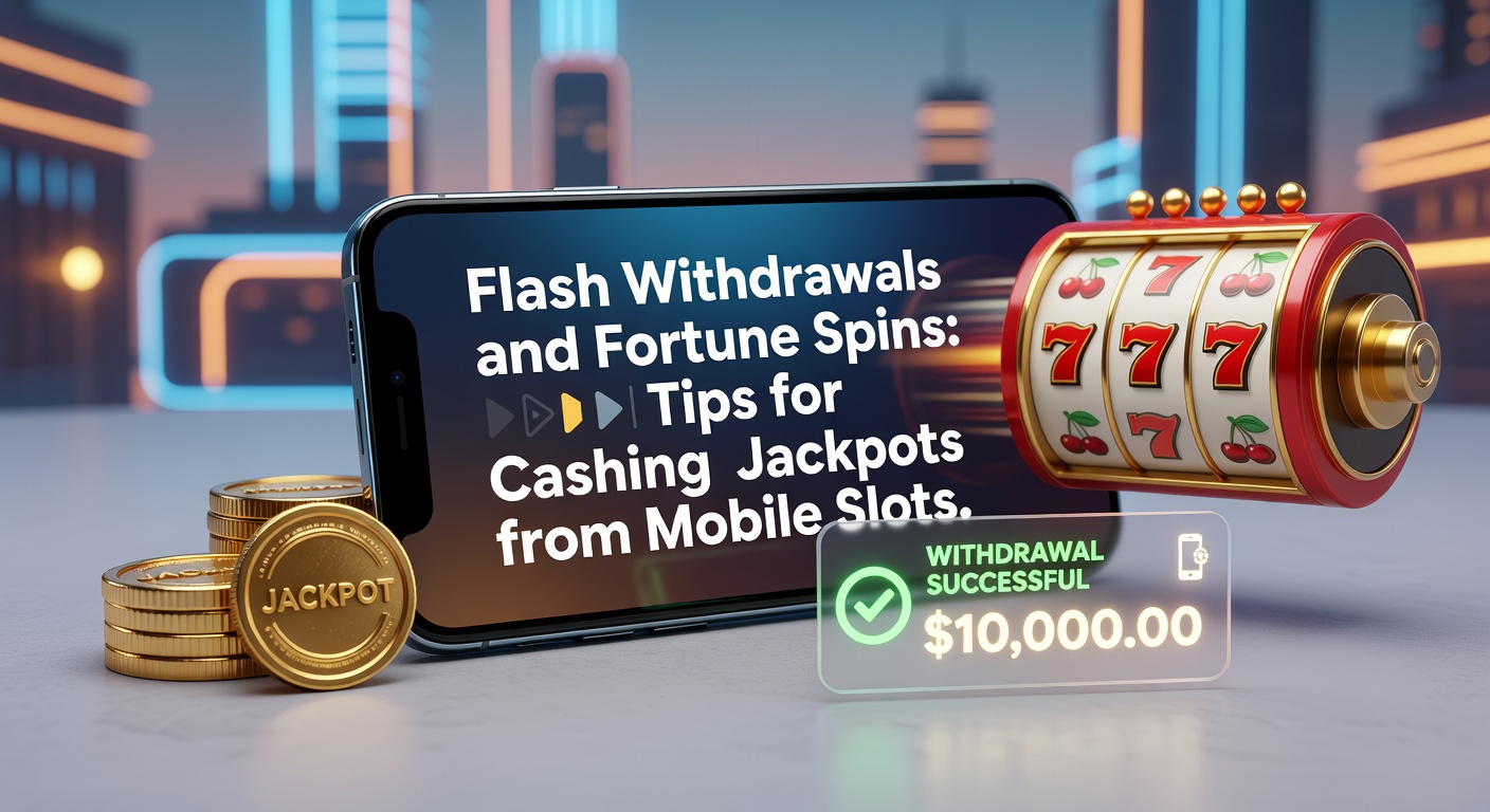 Mobile phone screen displaying a vibrant slot game jackpot win with flashing lights and coins cascading