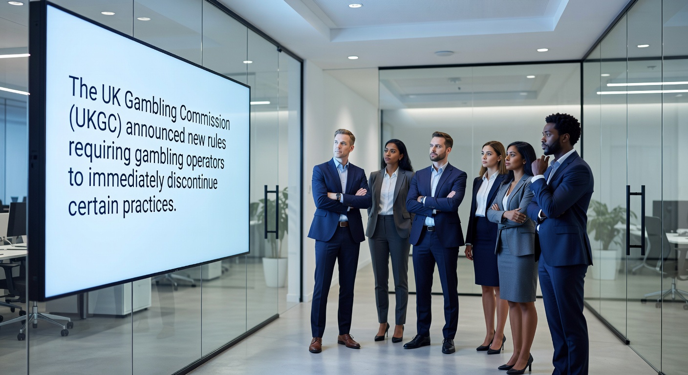 Close-up of a modern slot machine display in a UK venue, featuring updated compliance features amid regulatory changes