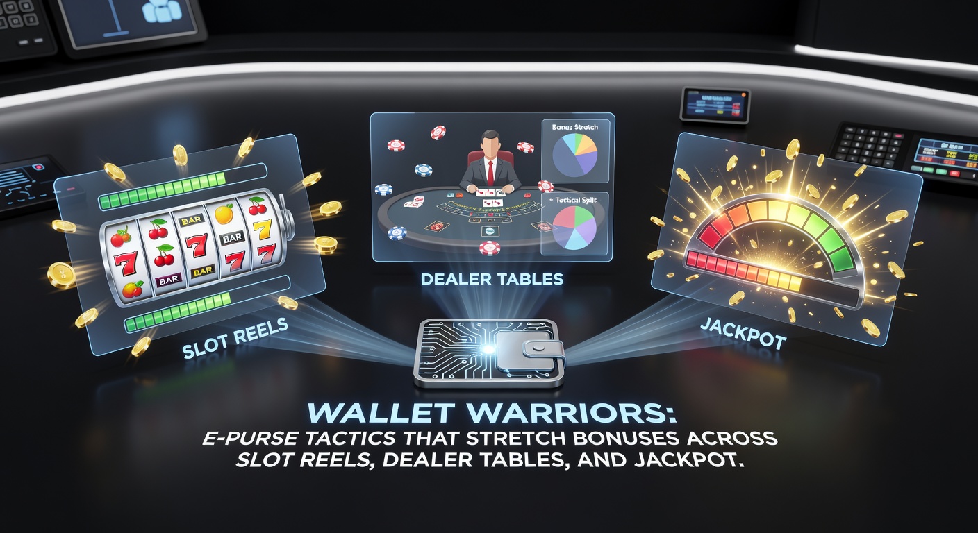 Live dealer blackjack table on screen with e-wallet deposit confirmation overlay adn bonus wagering tracker